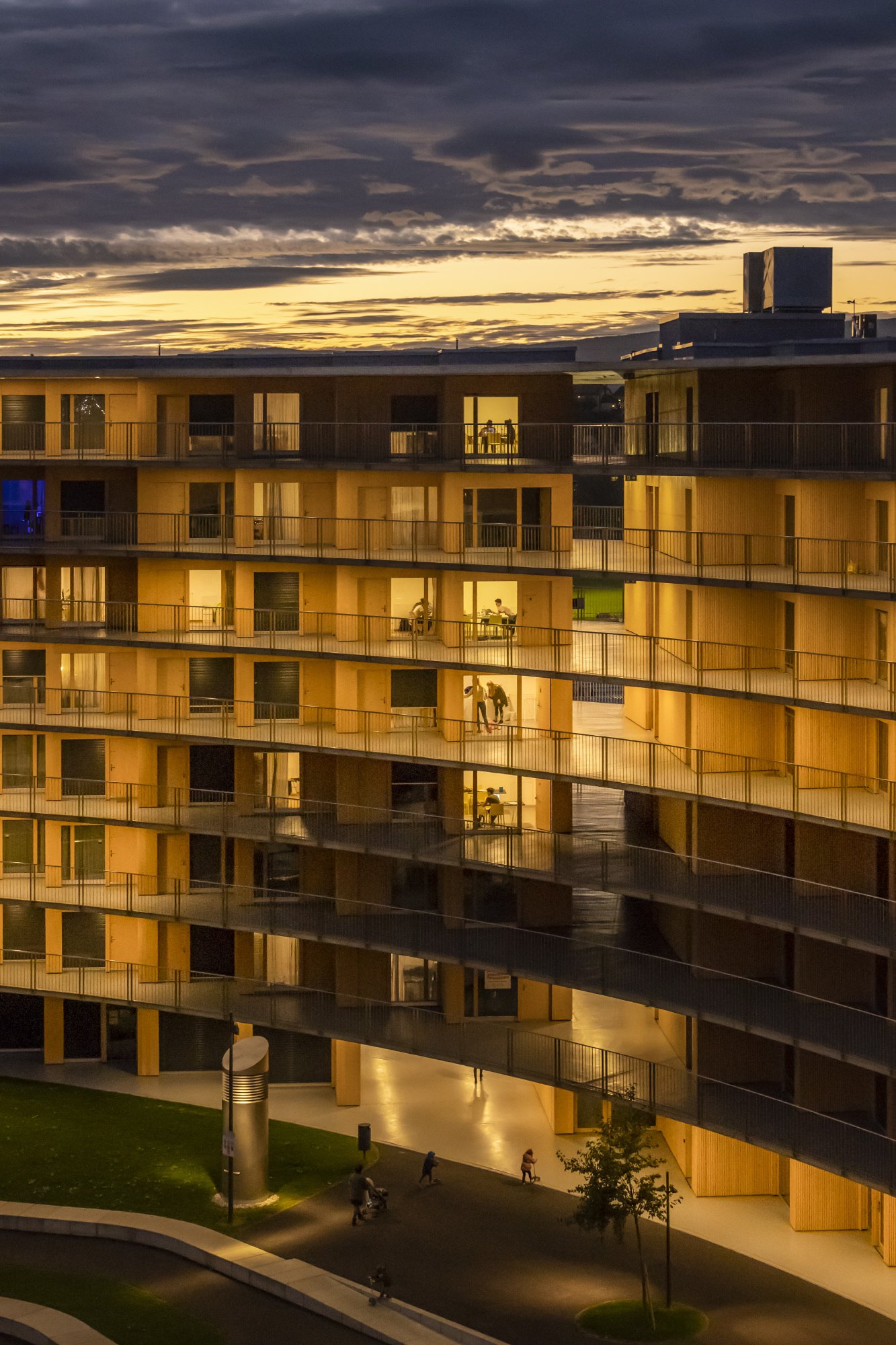 Vortex, un nouveau bâtiment de logements étudiants | Itten+Brechbühl AG